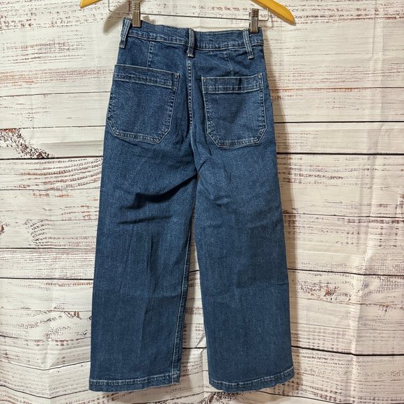 *SOLD* J. CREW Wide Leg Crop High Waist Jeans - Picture 3 of 11
